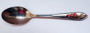 Ложка чайная "Золотая рыбка" (цветн.) (№ 35128)